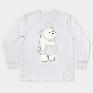 Baby Ice Bear Kids Long Sleeve T-Shirt